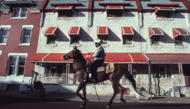 "A Ride by North Philly Rows," 1993, by Ron Tarver. Photo courtesy of the artist 