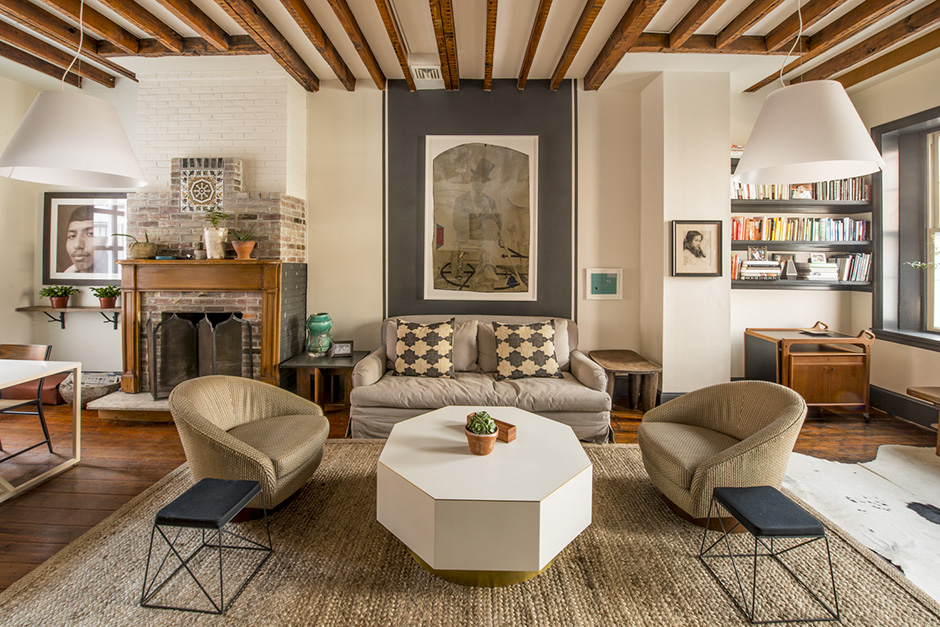 Northern Liberties rowhouse | Photo courtesy PS & Daughters