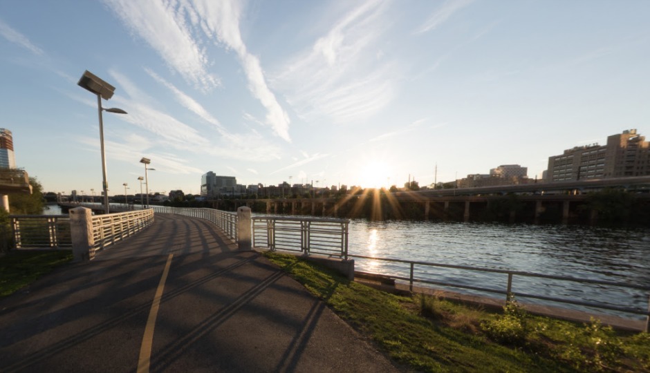 The Schuylkill River near Locust Street, via Google Maps