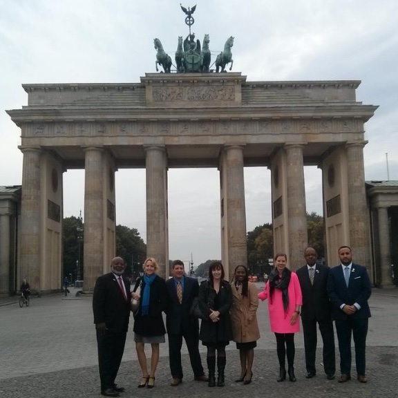 The Commerce Department at Brandenburg Gate in Berlin, Germany.
