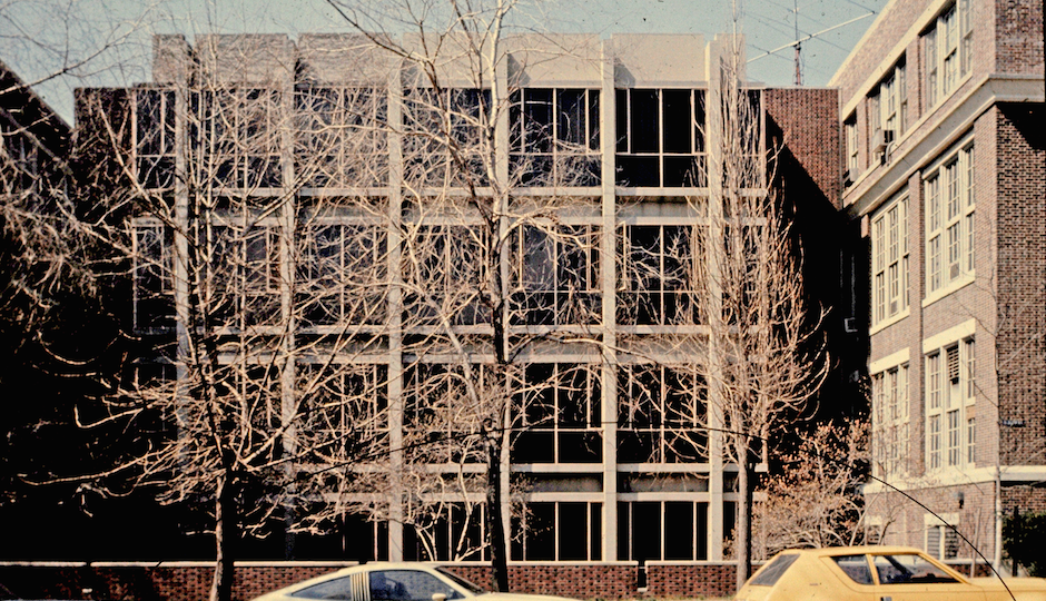 Pender Engineering Laboratory, Geddes Brecher Qualls Cunningham, 1962, demolished 2004.