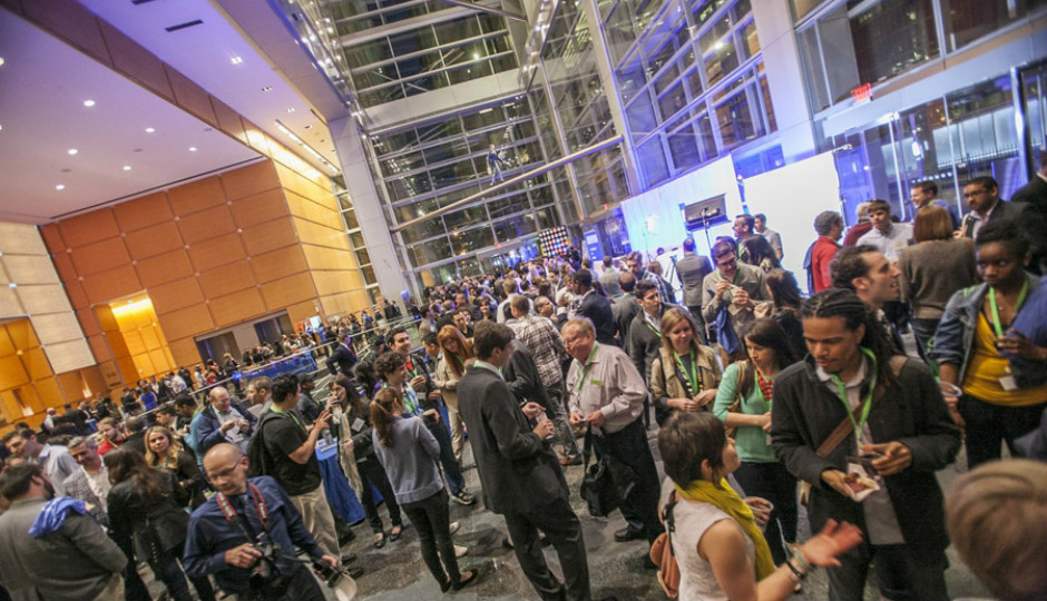 Philly Tech Week signature event at Comcast Center. Image via Visit Philadelphia. 