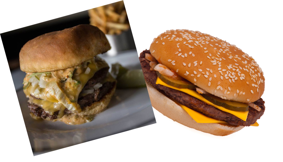 Butcher Bar's Royale (left)