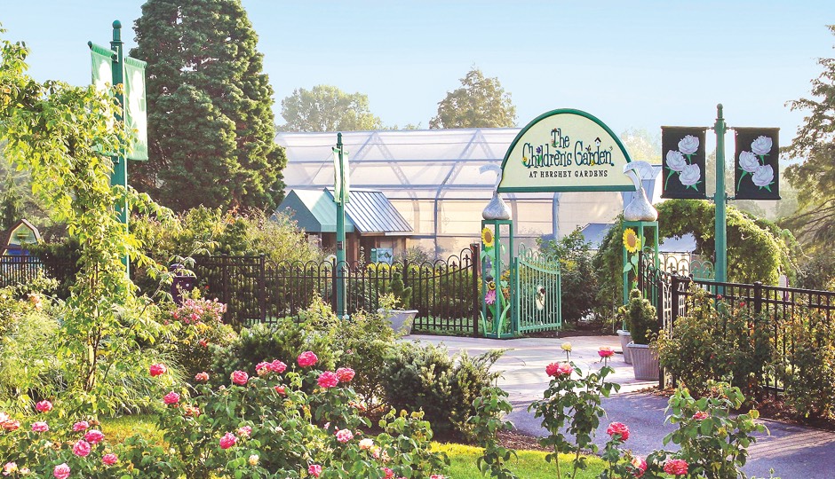 The Rose Compass Court at Hershey Gardens. Photo courtesy Temple University Press