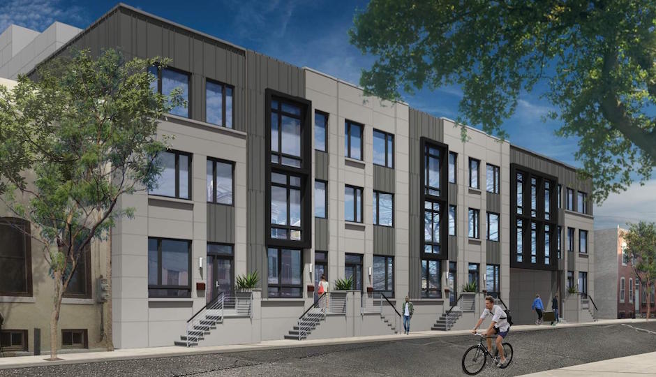 The planned townhouses on Kater Street.
