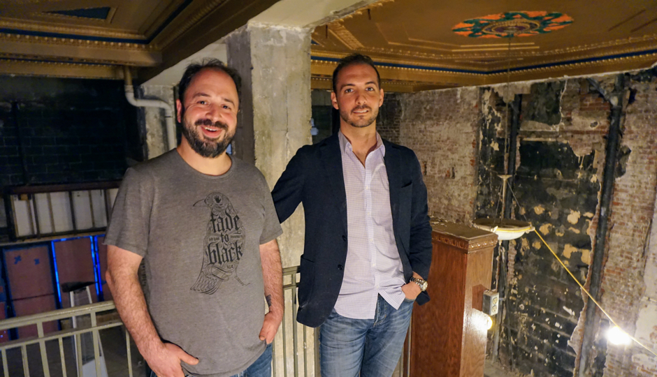 Director of Operations and Beer Director Alex Bokulich (L) and owner Teddy Sourias/Tradesman's