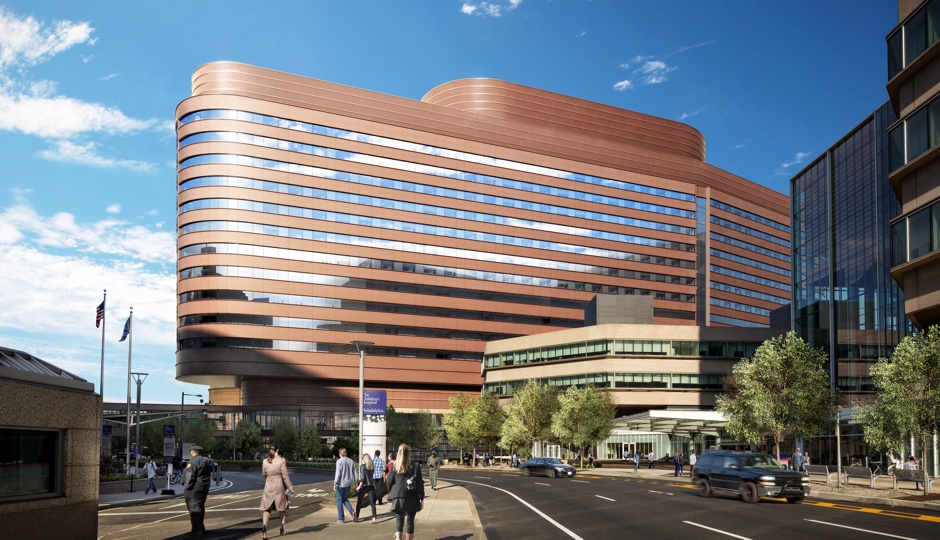 Penn Hospital's Pavilion. Rendering courtesy of Penn Hospital. 