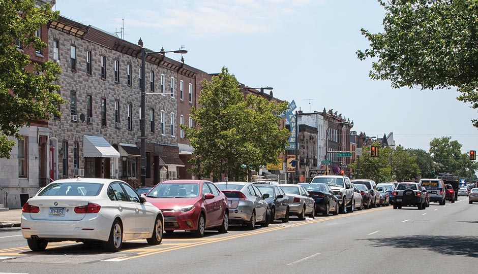 broad street median parking, broad street parking