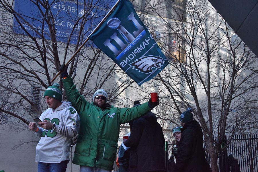eagles fans parade