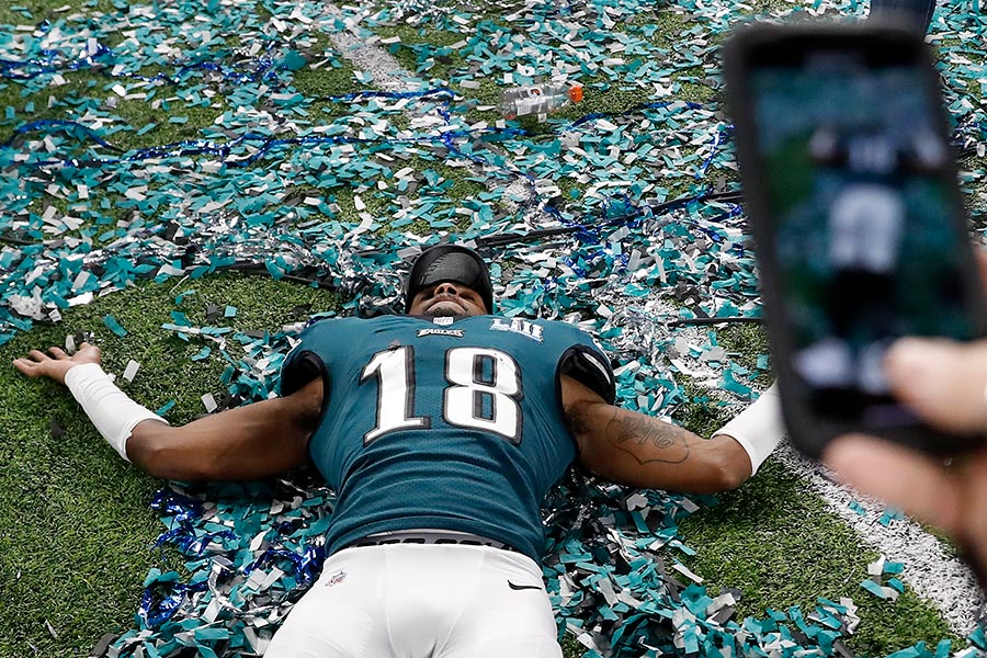 Eagles using confetti as motivation to avoid Super Bowl hangover