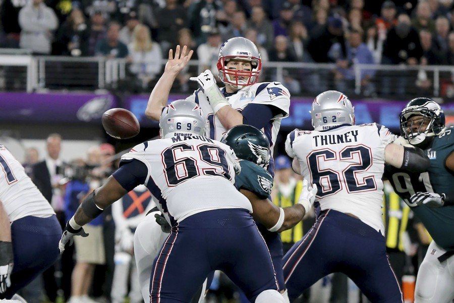 tom brady, patriots, super bowl, fumble, billboard