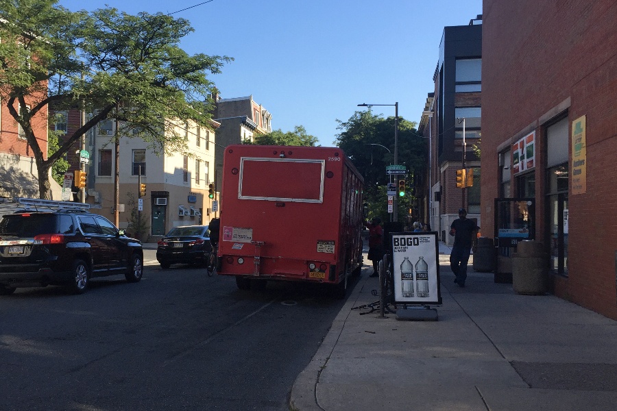 human bike lane