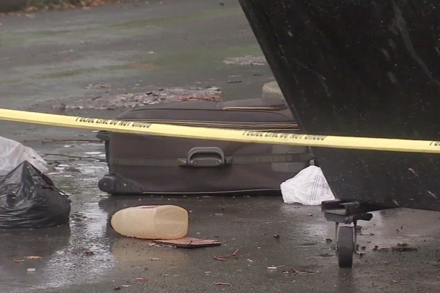 body, human remains, suitcase, southwest philadelphia
