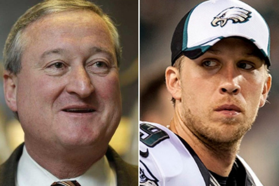 eagles, nick foles, jim kenney, mayor kenney