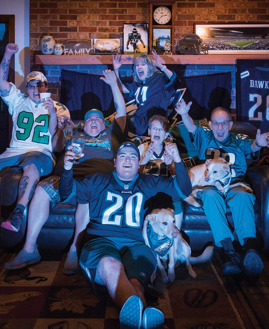 philadelphia eagles fans family