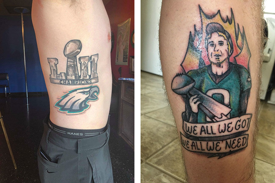 philadelphia eagles tattoos 10
