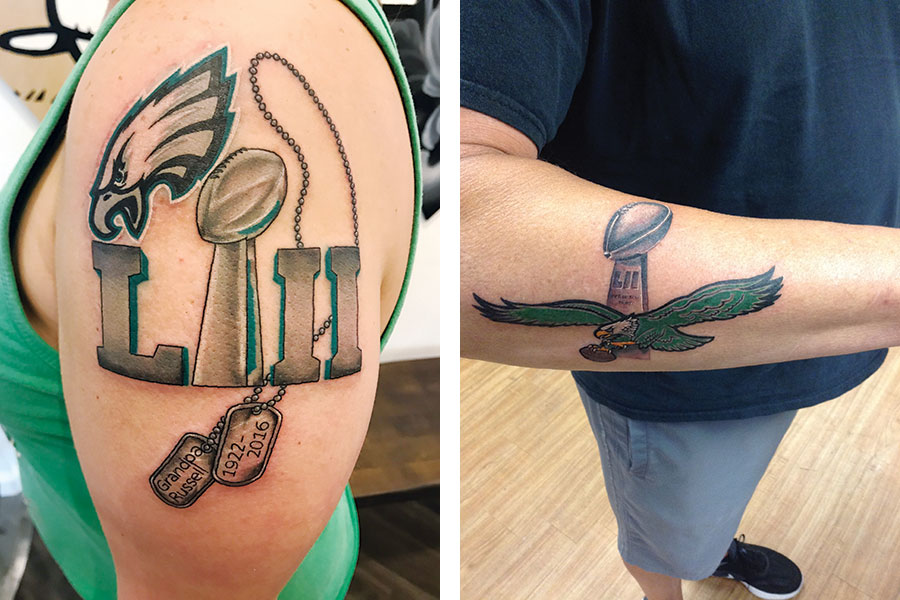 philadelphia eagles tattoos 7