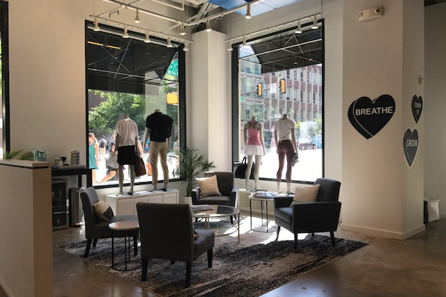 university city lululemon store lounge