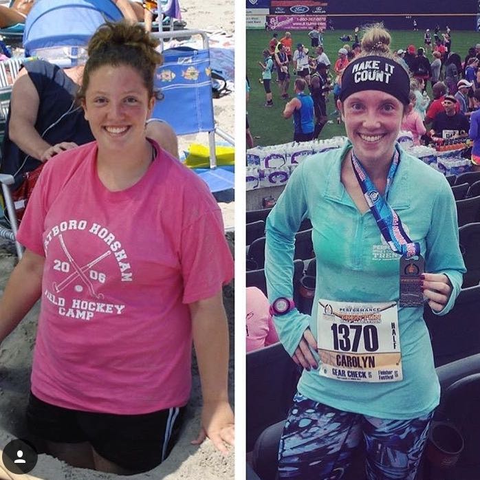 70-pound weight loss