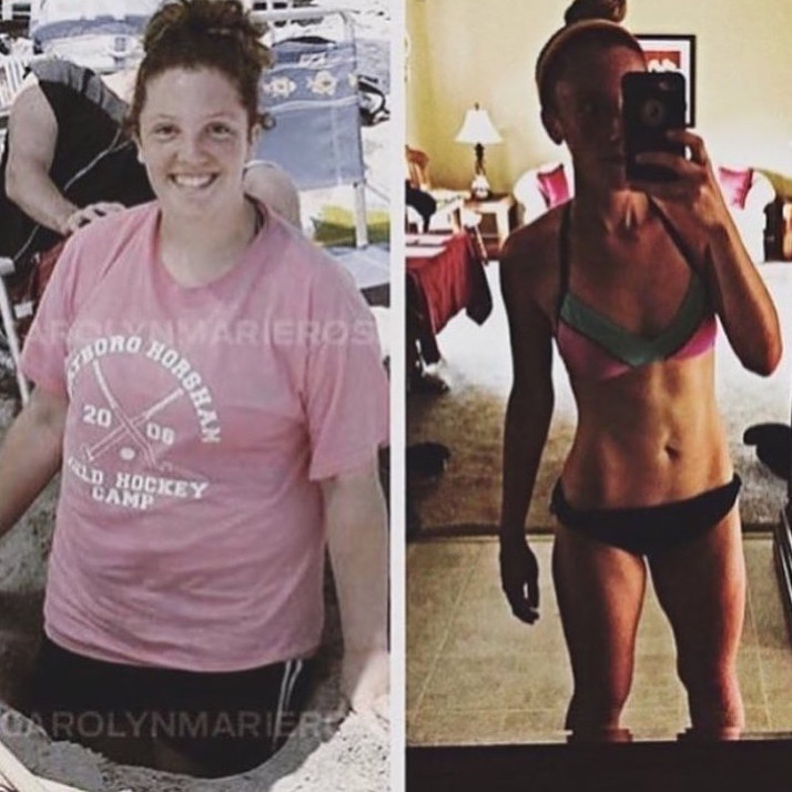 70-pound weight loss