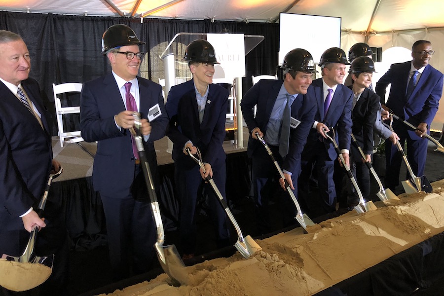 The Laurel ceremonial groundbreaking