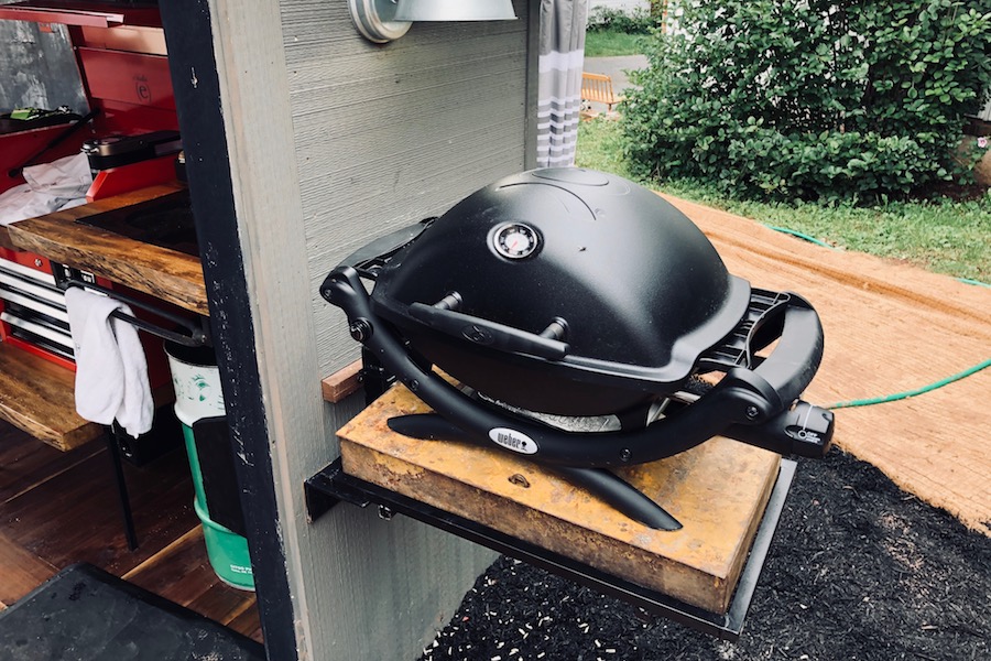 He Shed She Shed He Shed foldout grill