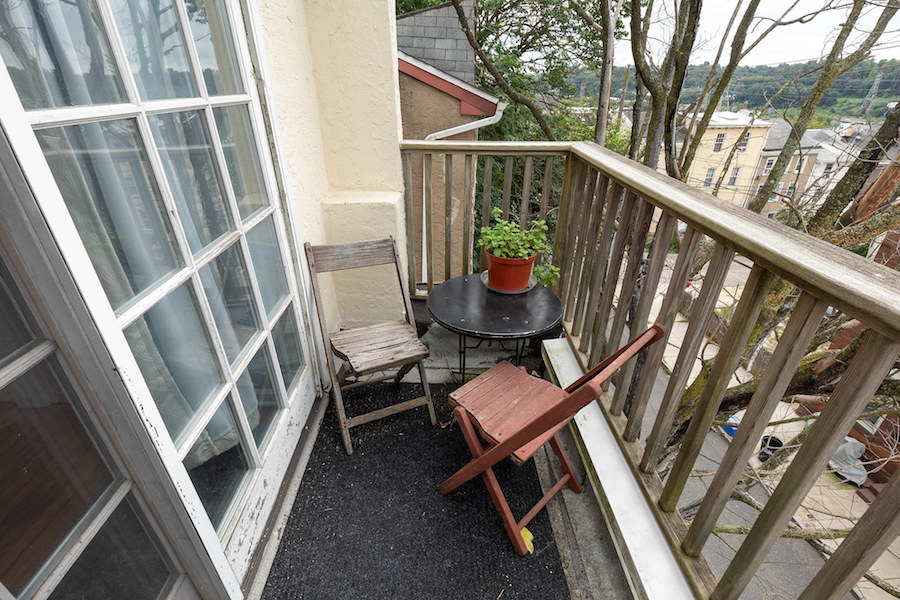 house for sale manayunk narrow trinity balcony
