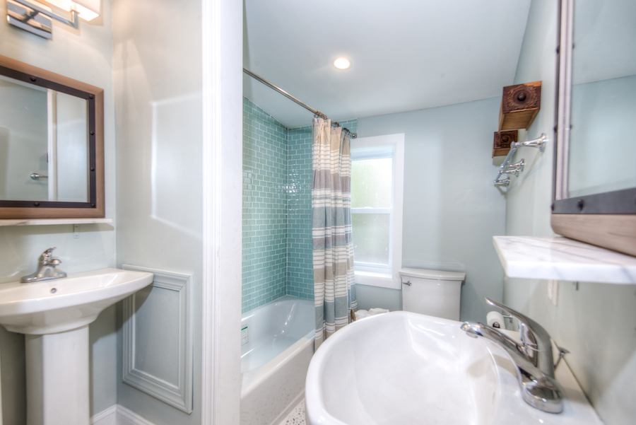 house for sale germantown rehabbed twin bathroom
