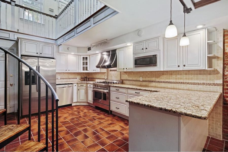 house for sale society hill federal loft kitchen
