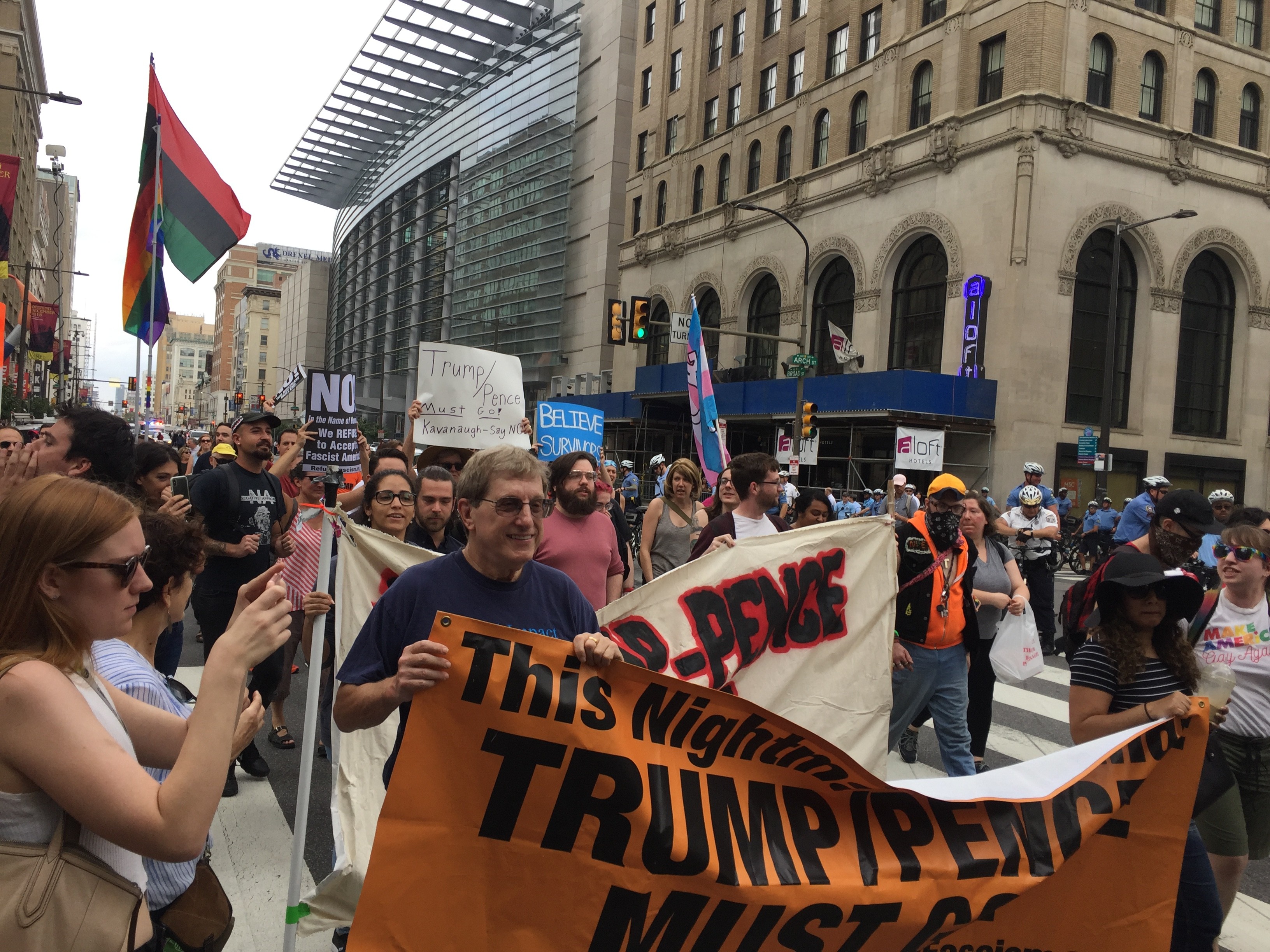 trump protest