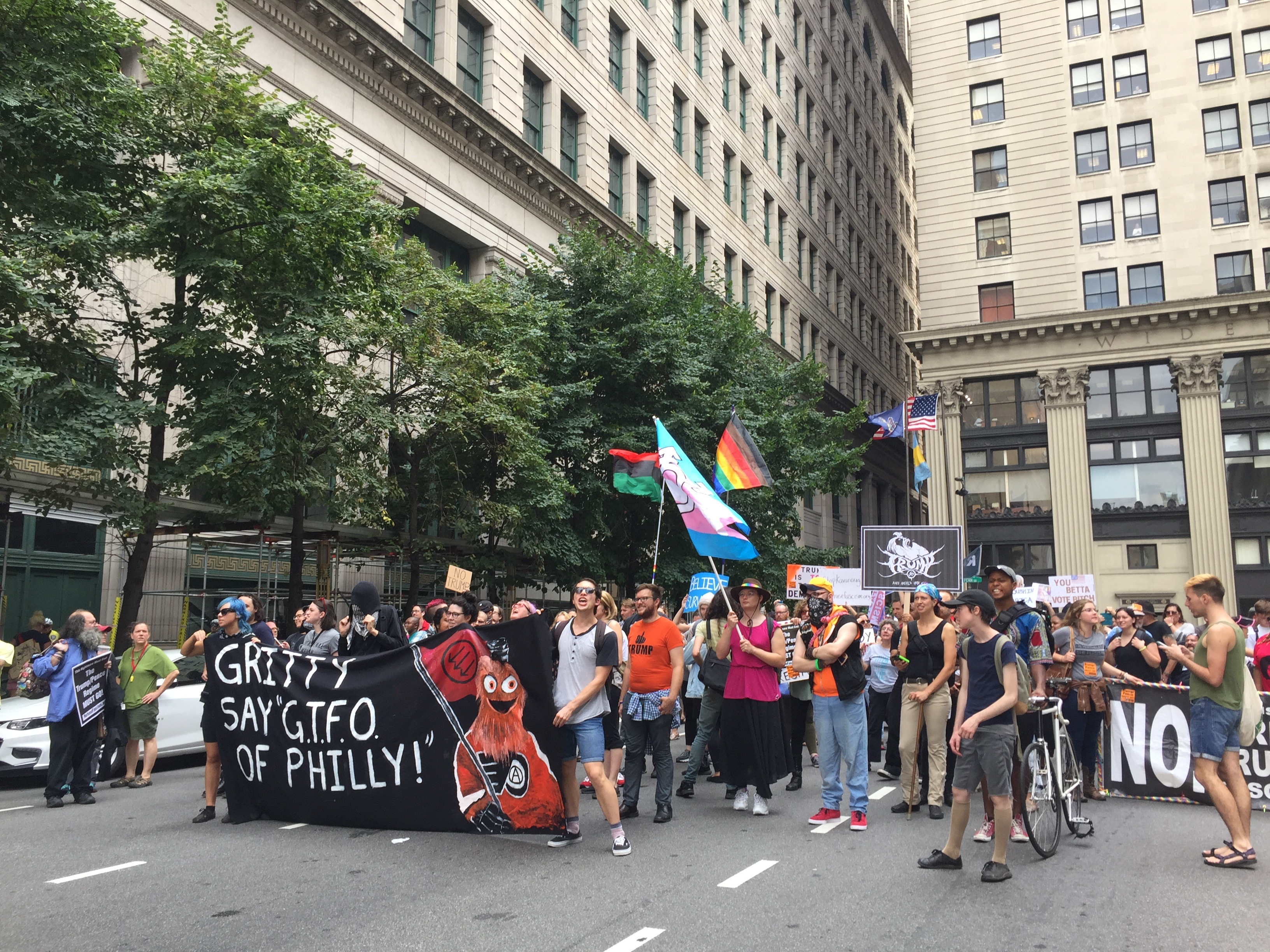 trump protest