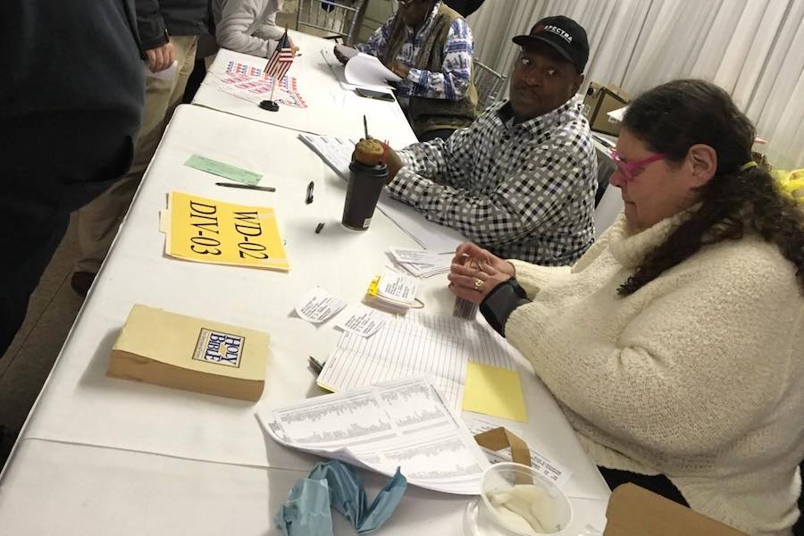 bible at polling places philadelphia election day