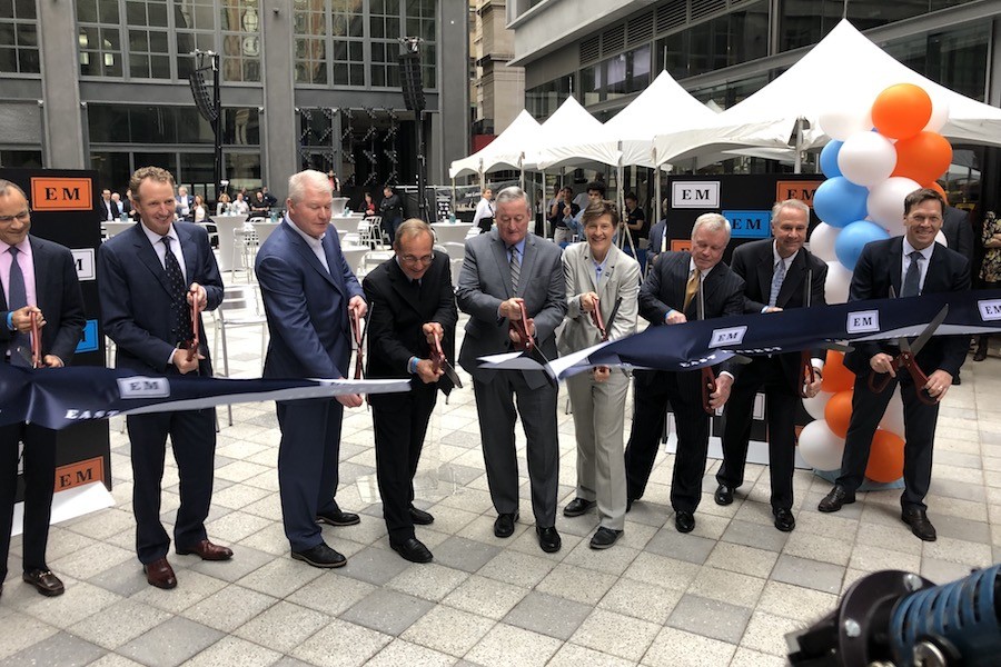 east market ribbon-cutting