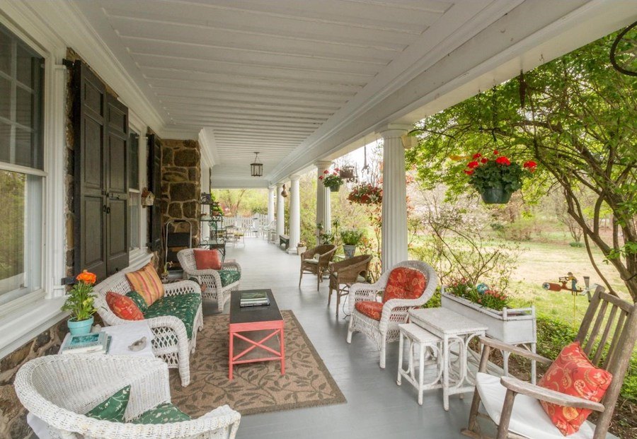 house for sale devon colonial revival porch