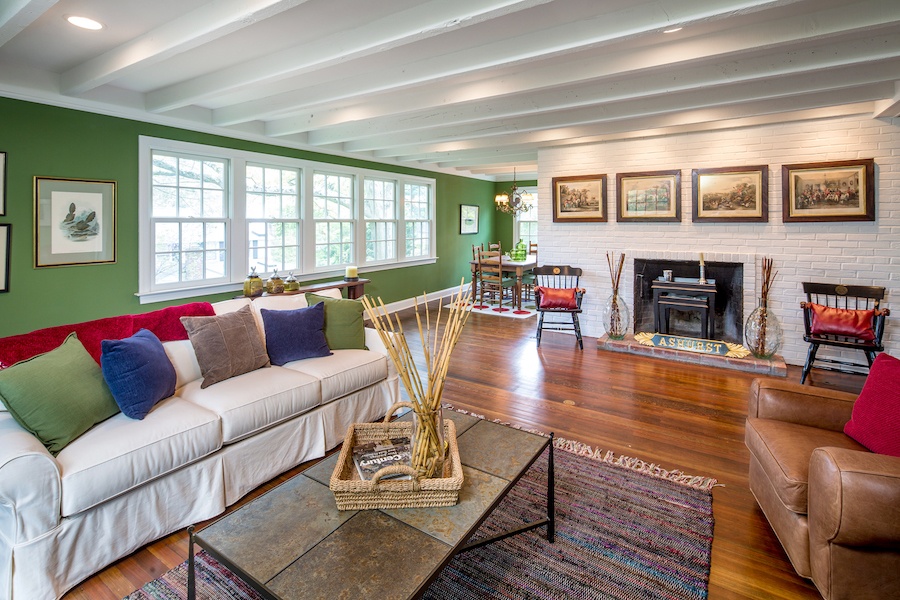 house for sale gladwyne estate barn living room