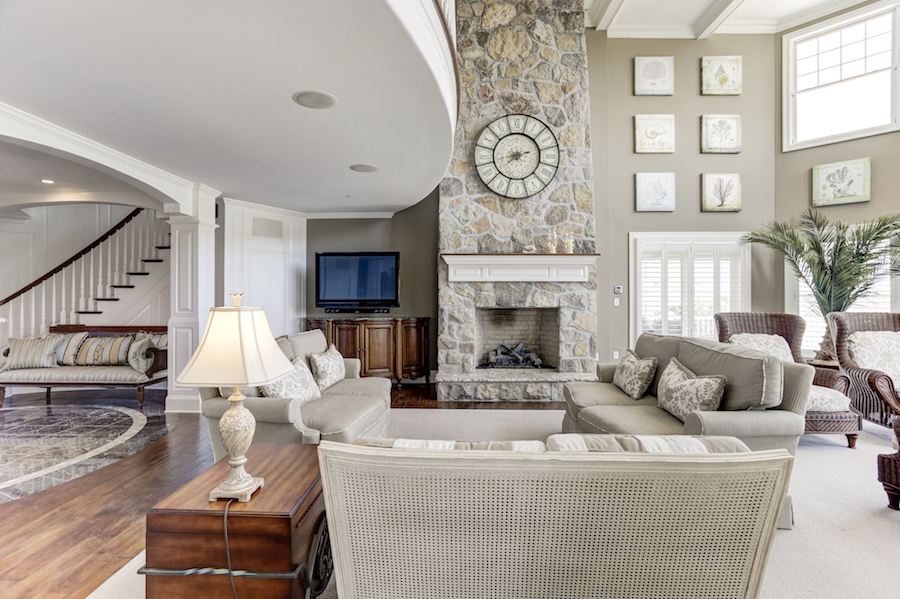 house for sale rehoboth beachfront mansion great room