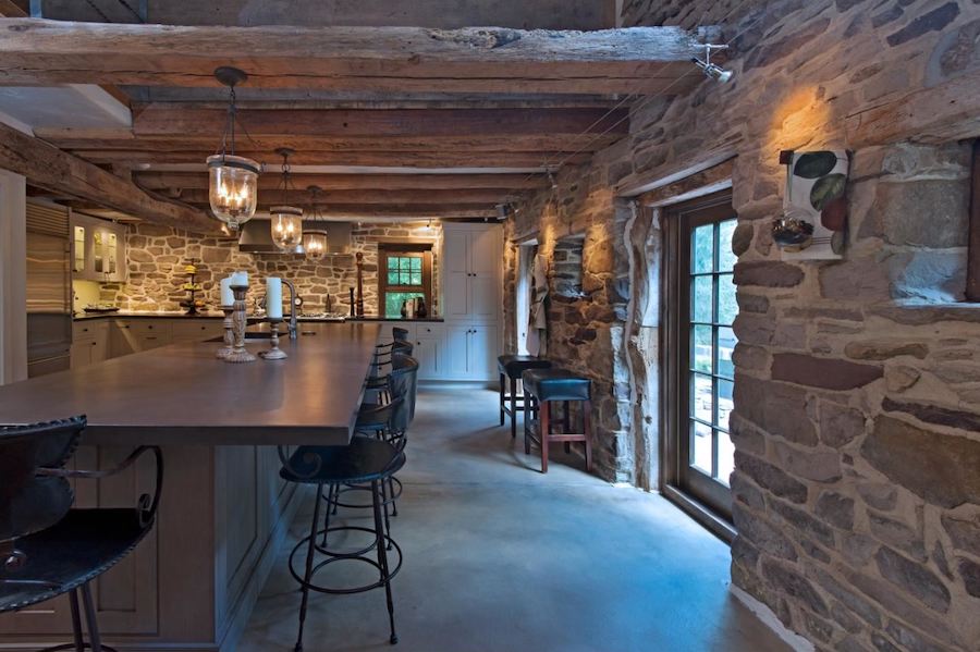 house for sale solebury converted barn kitchen