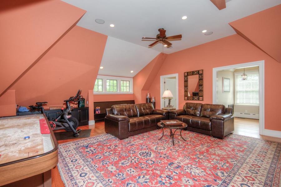 house for sale wayne french colonial game room