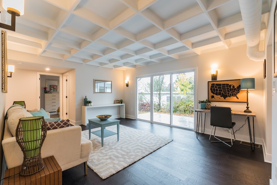 house for sale wyndmoor midcentury classic living room