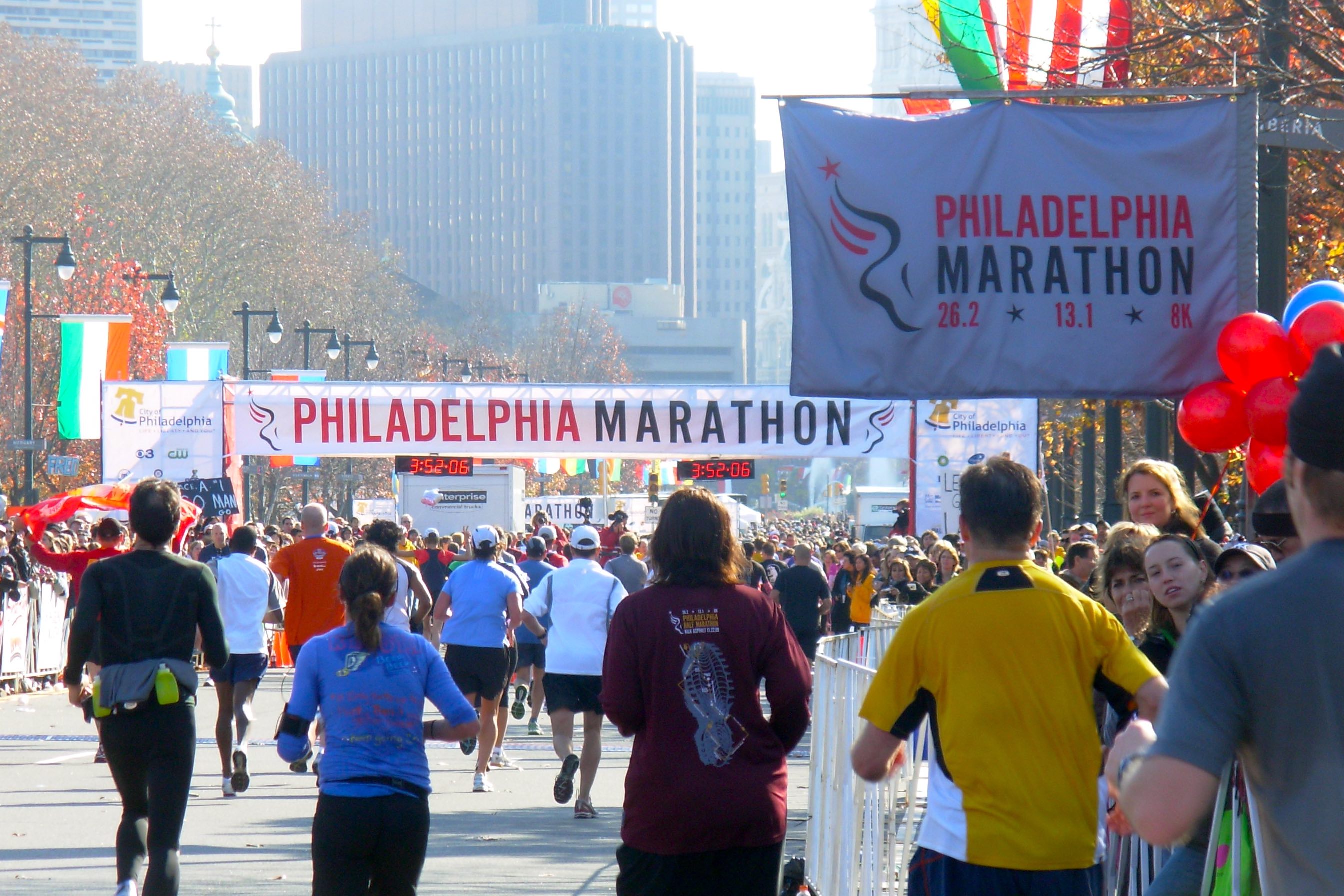 Philadelphia Marathon Elevation Chart