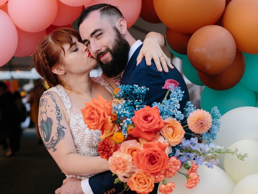 south philly block party wedding