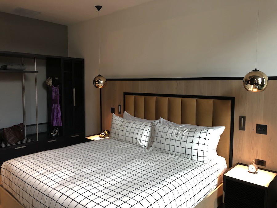 fitler club hotel preview bed and closet