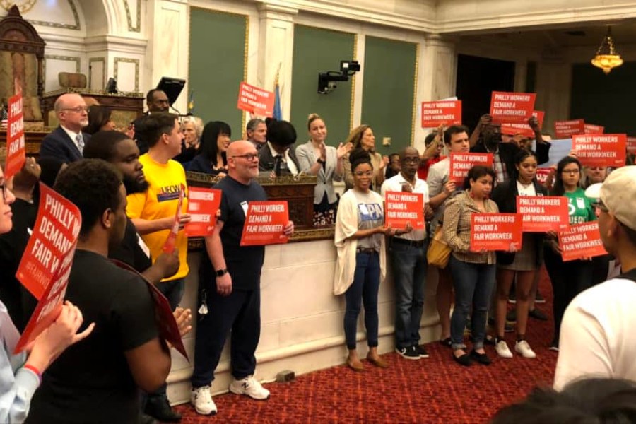 fair workweek bill city council helen gym