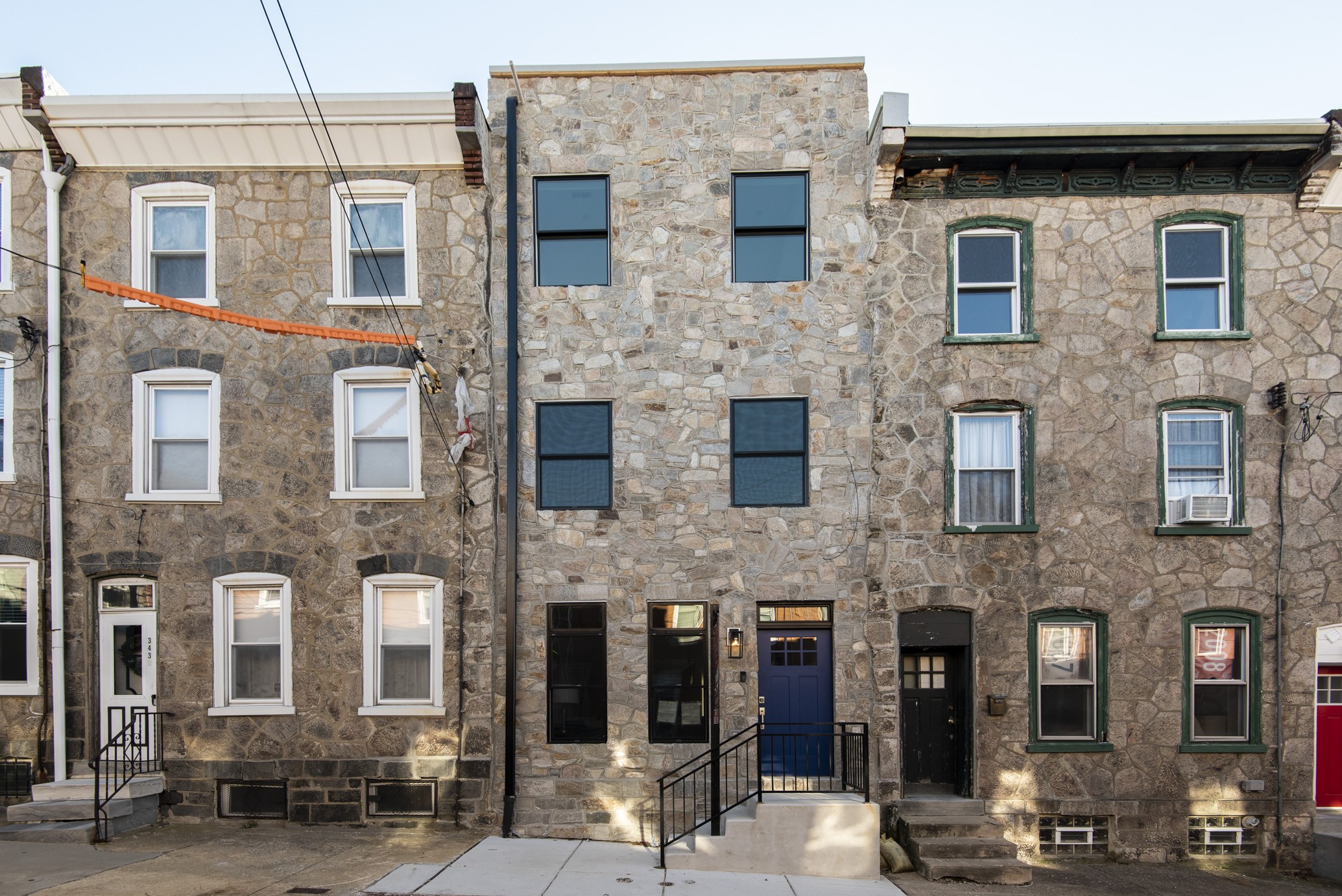 house for sale east falls new construction row front elevation