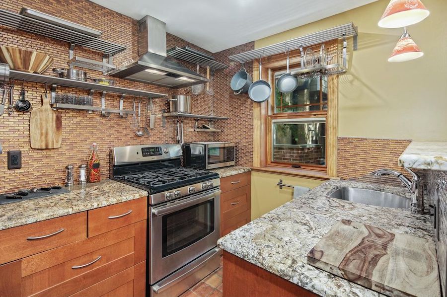 house for sale fitler square courtyard house kitchen