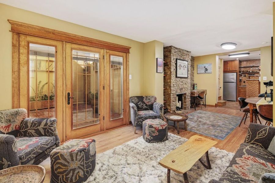 house for sale fitler square courtyard house living room