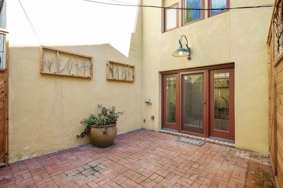 house for sale fitler square courtyard house patio
