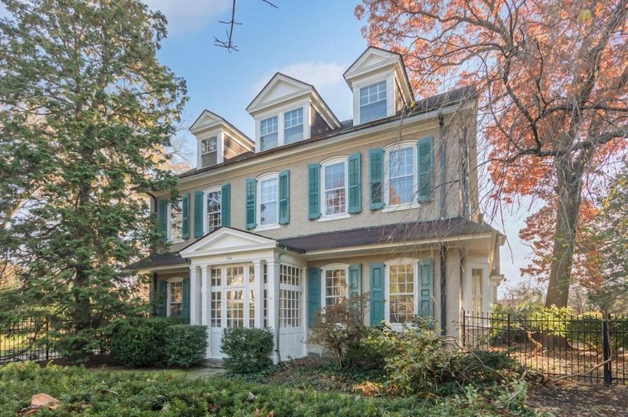 house for sale mt airy colonial exterior front