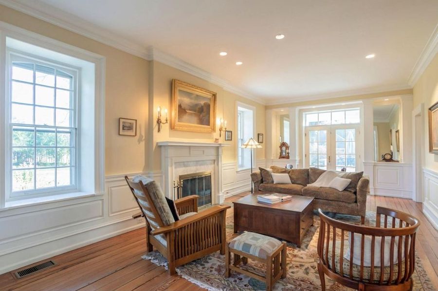 house for sale mt airy colonial living room