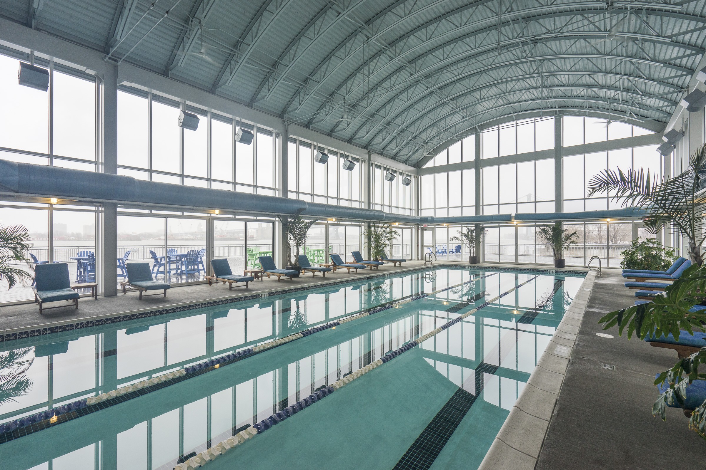 condo for sale waterfront square starter pool and deck view